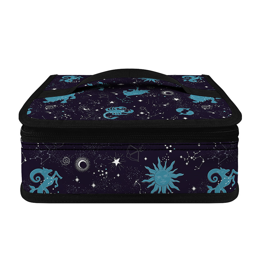 Constellation Zodiac Signs Pattern Print Small Lunch Bag