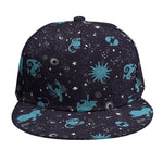 Constellation Zodiac Signs Pattern Print Snapback Cap