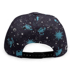 Constellation Zodiac Signs Pattern Print Snapback Cap