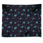 Constellation Zodiac Signs Pattern Print Tapestry