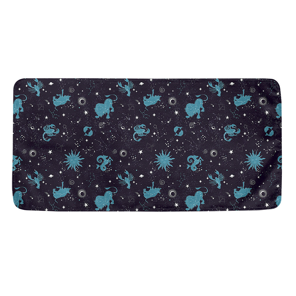 Constellation Zodiac Signs Pattern Print Towel