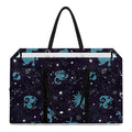 Constellation Zodiac Signs Pattern Print Utility Tote Bag