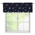 Constellation Zodiac Signs Pattern Print Window Valance