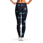 Constellation Zodiac Signs Pattern Print Women's Leggings