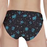 Constellation Zodiac Signs Pattern Print Women's Panties