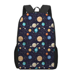 Constellations And Planets Pattern Print 17 Inch Backpack