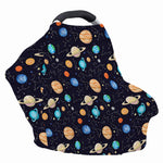 Constellations And Planets Pattern Print Baby Seat Cover