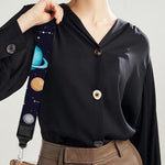 Constellations And Planets Pattern Print Bag Strap