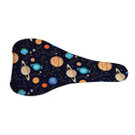 Constellations And Planets Pattern Print Bicycle Seat Cover