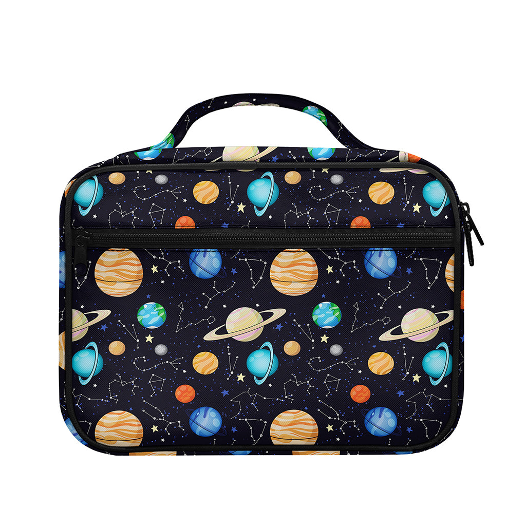 Constellations And Planets Pattern Print Briefcase Bible Bag