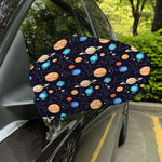 Constellations And Planets Pattern Print Car Side Mirror Covers