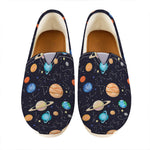 Constellations And Planets Pattern Print Casual Shoes