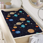 Constellations And Planets Pattern Print Changing Pad Cover