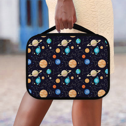 Constellations And Planets Pattern Print Classic Bible Case