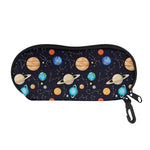 Constellations And Planets Pattern Print Glasses Case
