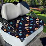 Constellations And Planets Pattern Print Golf Cart Seat Cover