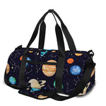 Constellations And Planets Pattern Print Gym Bag