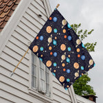 Constellations And Planets Pattern Print House Flag