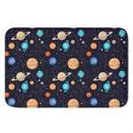 Constellations And Planets Pattern Print Indoor Door Mat