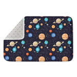 Constellations And Planets Pattern Print Indoor Door Mat
