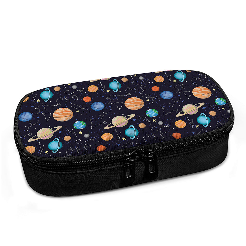 Constellations And Planets Pattern Print Insulin Cooler Travel Case