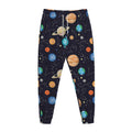 Constellations And Planets Pattern Print Jogger Pants