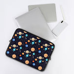 Constellations And Planets Pattern Print Laptop Sleeve