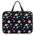 Constellations And Planets Pattern Print Laptop Sleeve With Handle