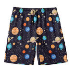 Constellations And Planets Pattern Print Men's Swim Trunks