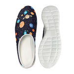 Constellations And Planets Pattern Print Mesh Casual Shoes