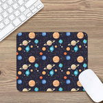 Constellations And Planets Pattern Print Mouse Pad