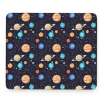 Constellations And Planets Pattern Print Mouse Pad