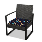 Constellations And Planets Pattern Print Outdoor Seat Cushion Cover