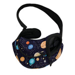 Constellations And Planets Pattern Print Pet Sling Carrier
