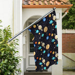 Constellations And Planets Pattern Print Polyester Flag
