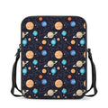 Constellations And Planets Pattern Print Rectangular Crossbody Bag