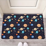Constellations And Planets Pattern Print Rubber Doormat
