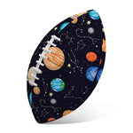 Constellations And Planets Pattern Print Rugby Ball