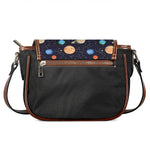 Constellations And Planets Pattern Print Saddle Bag