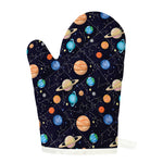 Constellations And Planets Pattern Print Single Oven Mitt