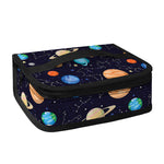 Constellations And Planets Pattern Print Small Lunch Bag