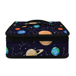 Constellations And Planets Pattern Print Small Lunch Bag