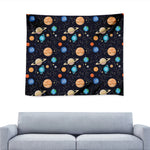 Constellations And Planets Pattern Print Tapestry