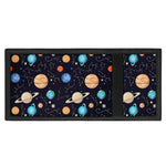 Constellations And Planets Pattern Print Trifold Wallet