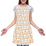 Corgi Butt Pattern Print Adjustable Apron
