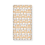 Corgi Butt Pattern Print Baby Crib Sheet