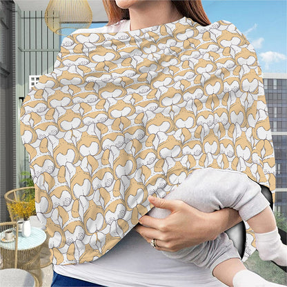 Corgi Butt Pattern Print Baby Seat Cover