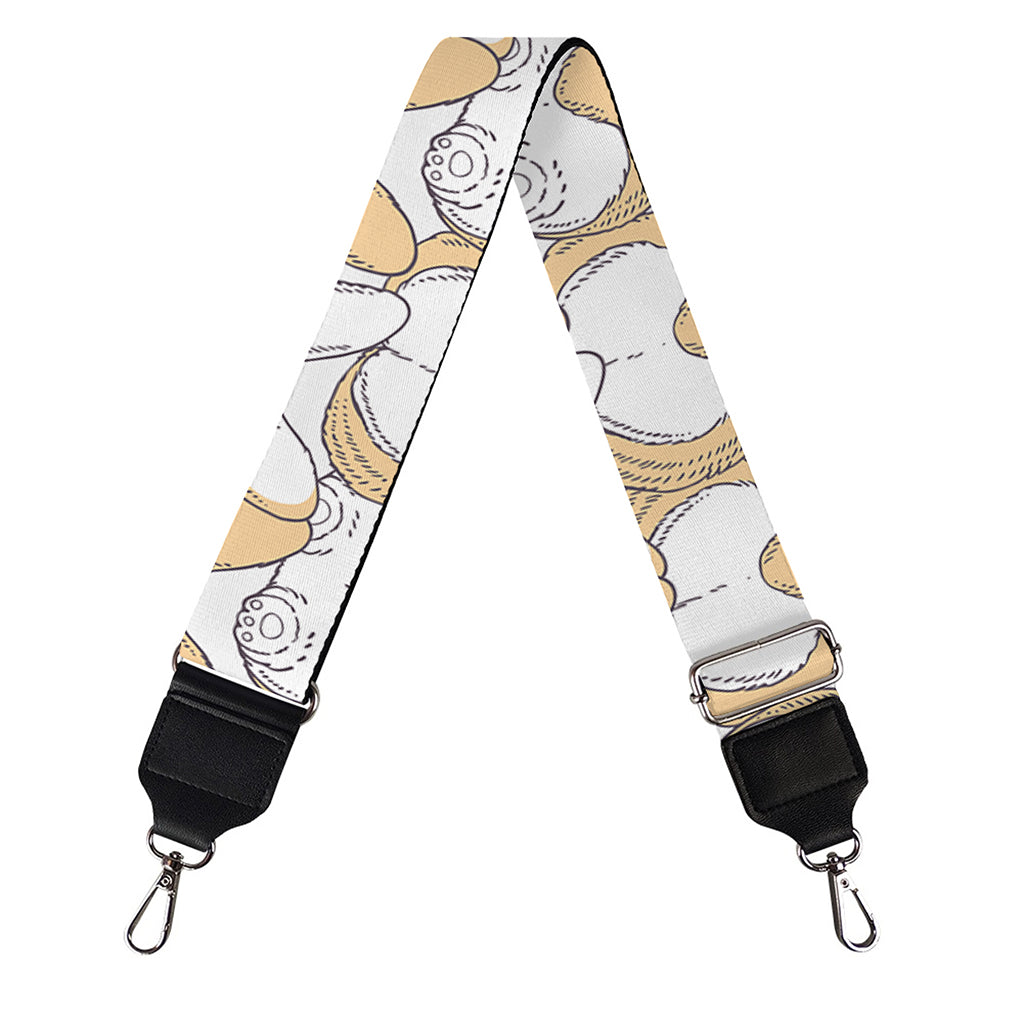 Corgi Butt Pattern Print Bag Strap