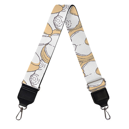 Corgi Butt Pattern Print Bag Strap