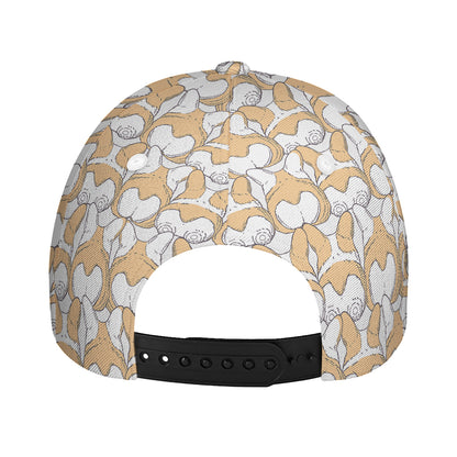 Corgi Butt Pattern Print Baseball Cap